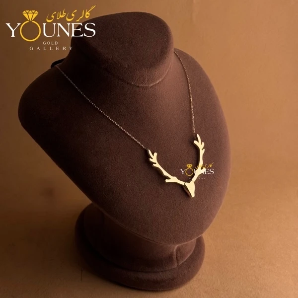 گردنبند شاخ گوزن طلا